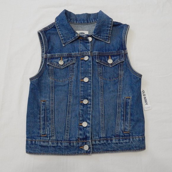 Old Navy Other - Girl's Old Navy Denim Vest Jacket Size L 10 12